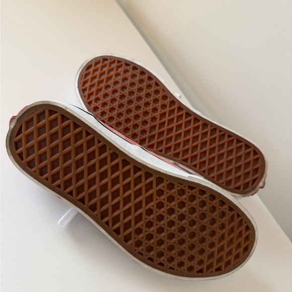 Vans Pink Checkerboard Low-Top Sneakers - Picture 7 of 7